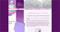 Desktop Screenshot of lyceebossuet-meaux.fr